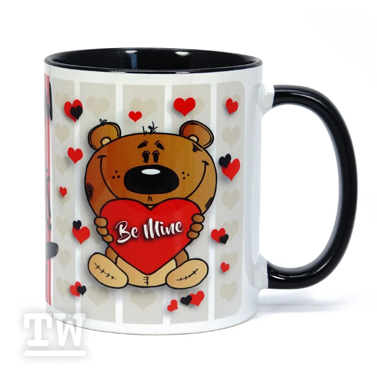 Motivtasse - Follow your Heart - schwarz