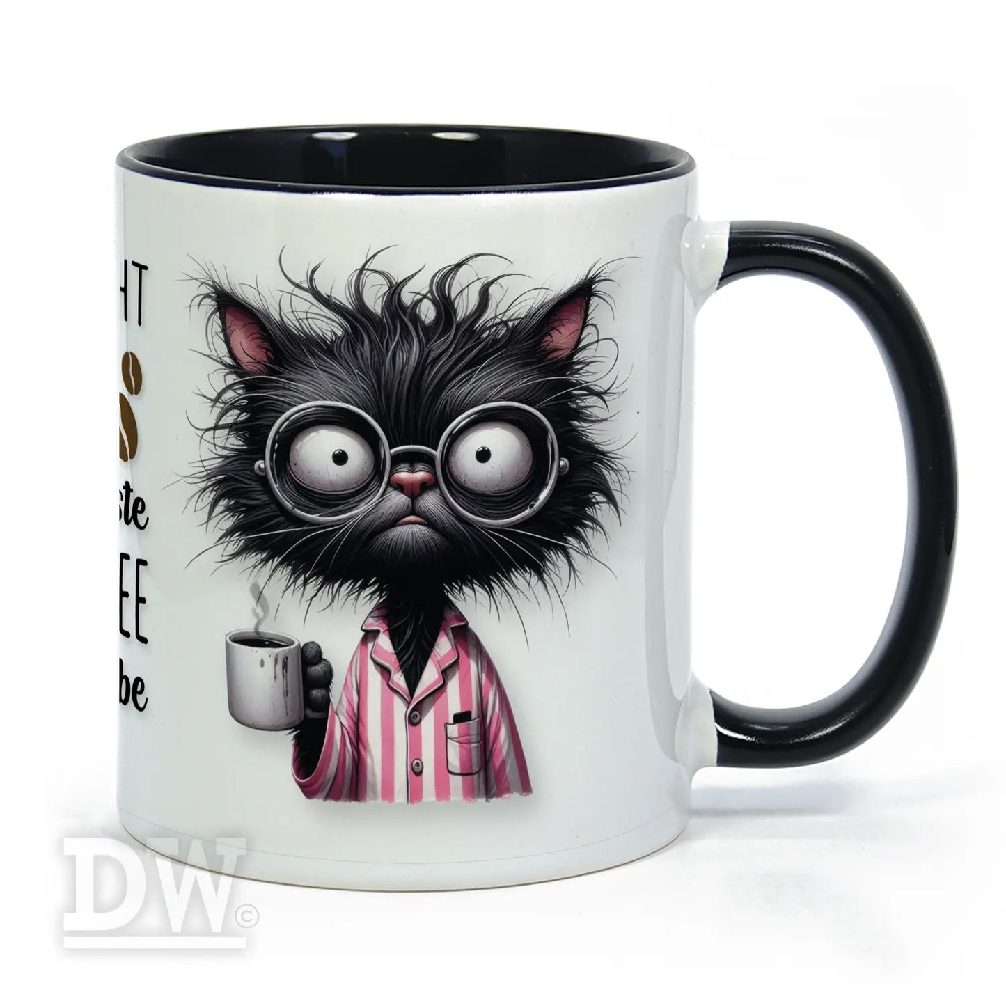 Motivtasse - Grumpy Katze