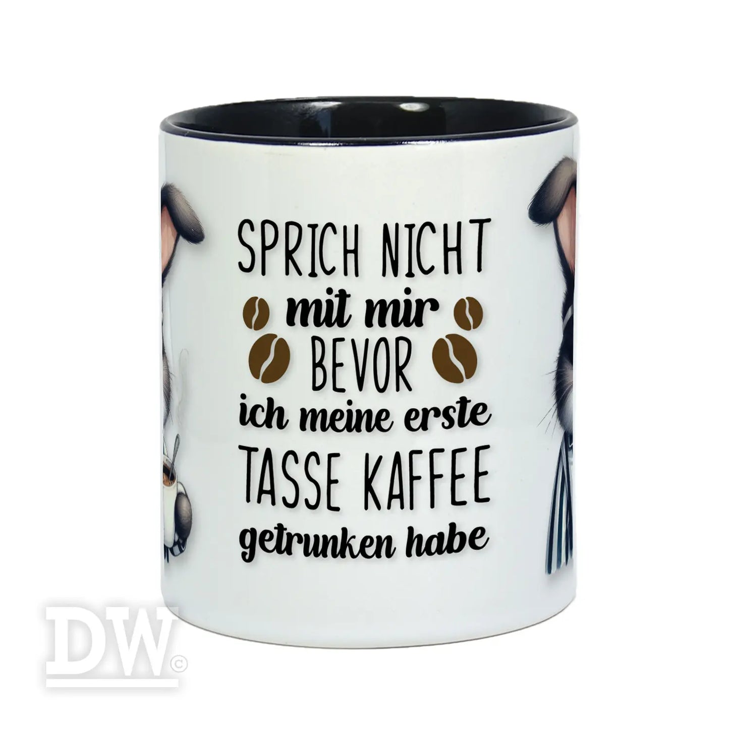 Motivtasse - Grumpy Hase